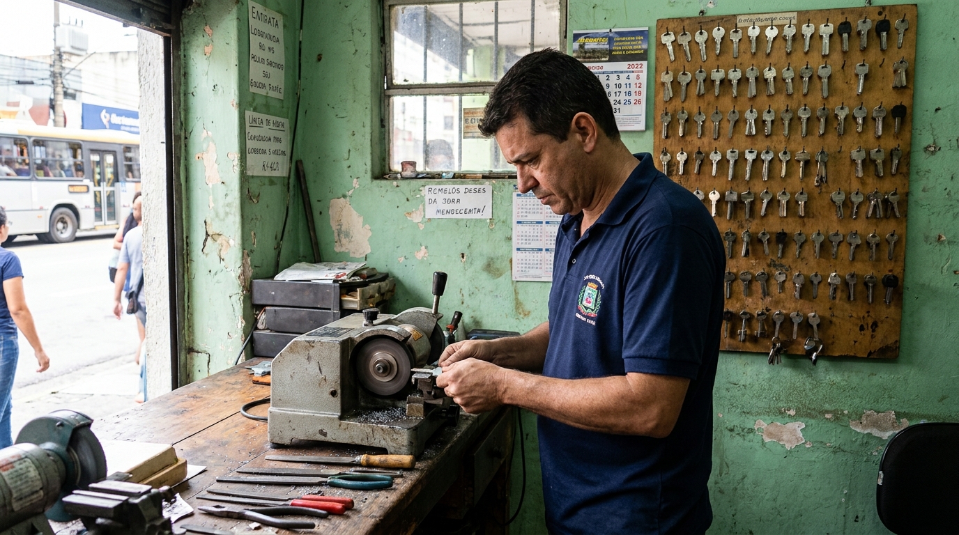 Cópia de chave em Mogi Guaçu‑SP