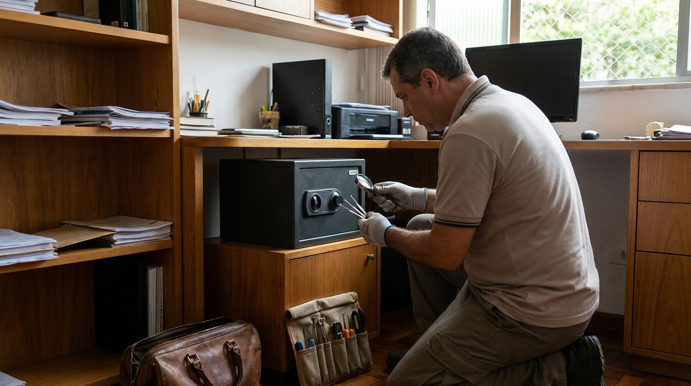 Reprogramação de senha de cofre em Botucatu‑SP