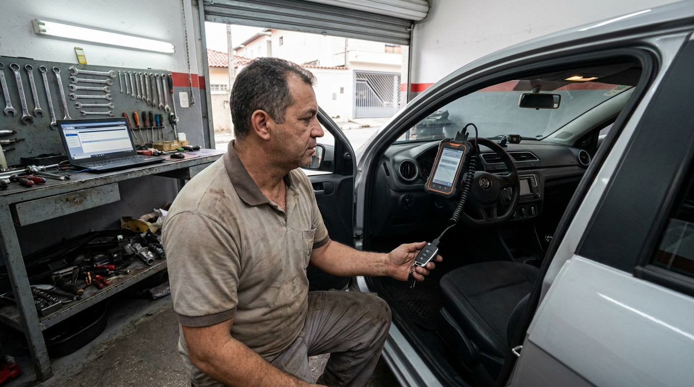 Troca de bateria de controle em Caxias do Sul‑RS